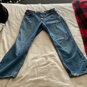 Abercrombie and Fitch the mom high rise